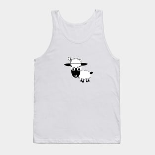 sheep funny with a brain Tank Top